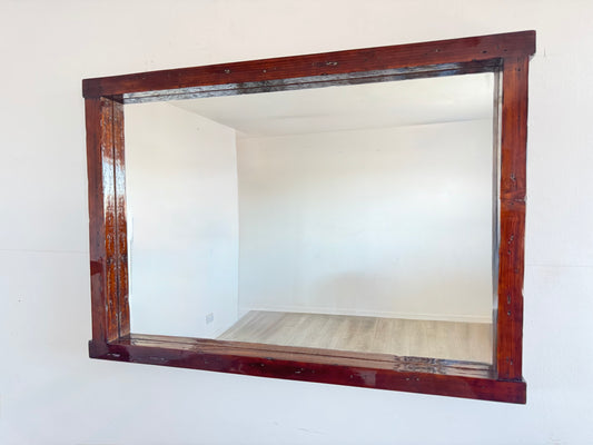 Handcrafted Reclaimed Wood Mirror - No- 01