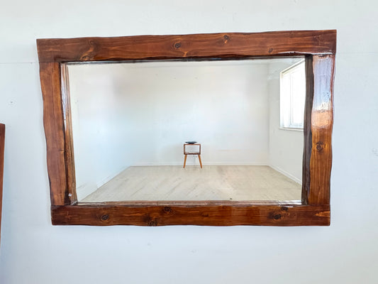 Handcrafted Reclaimed Wood Mirror- No. 02