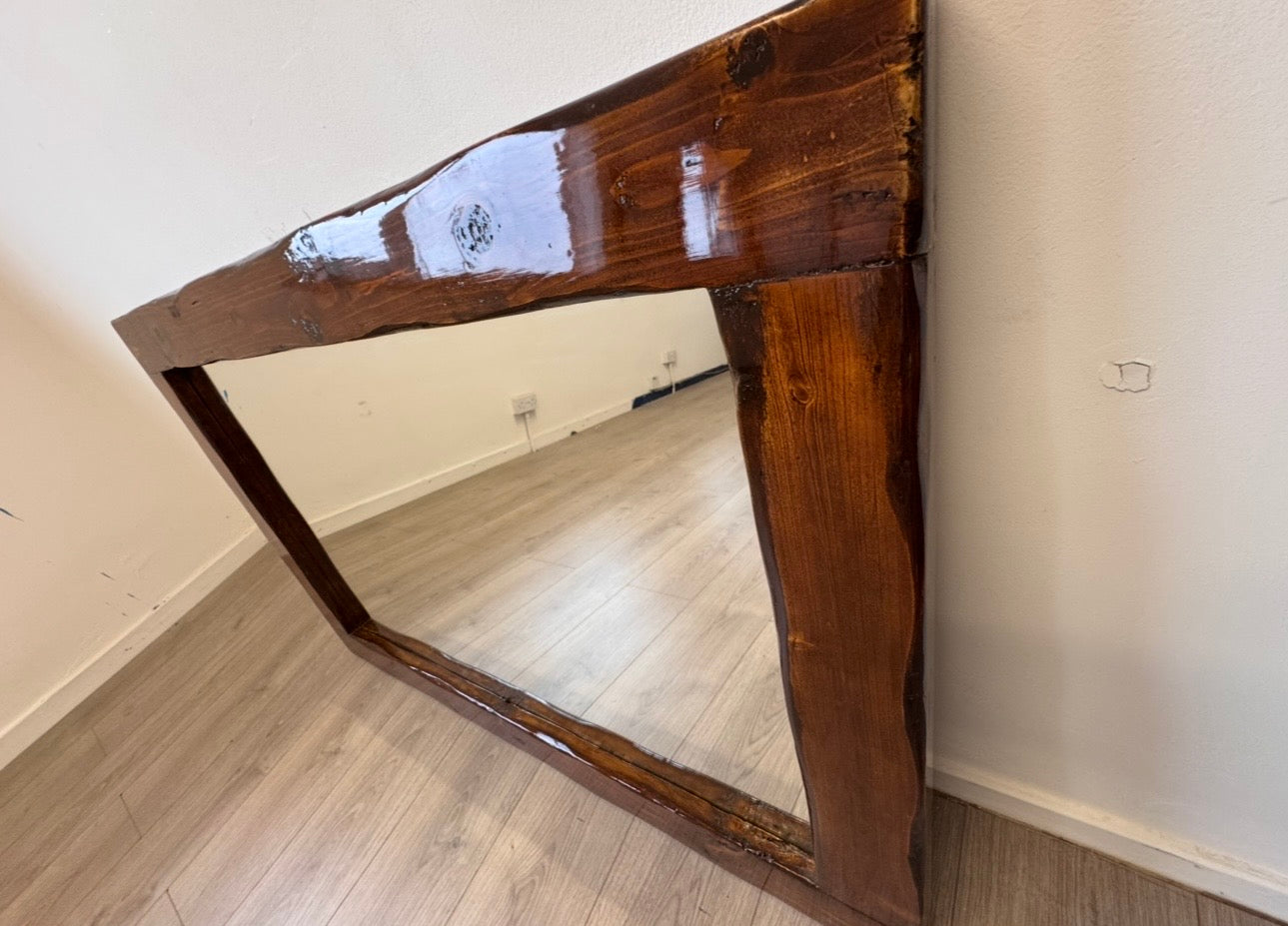 Handcrafted Reclaimed Wood Mirror- No. 02