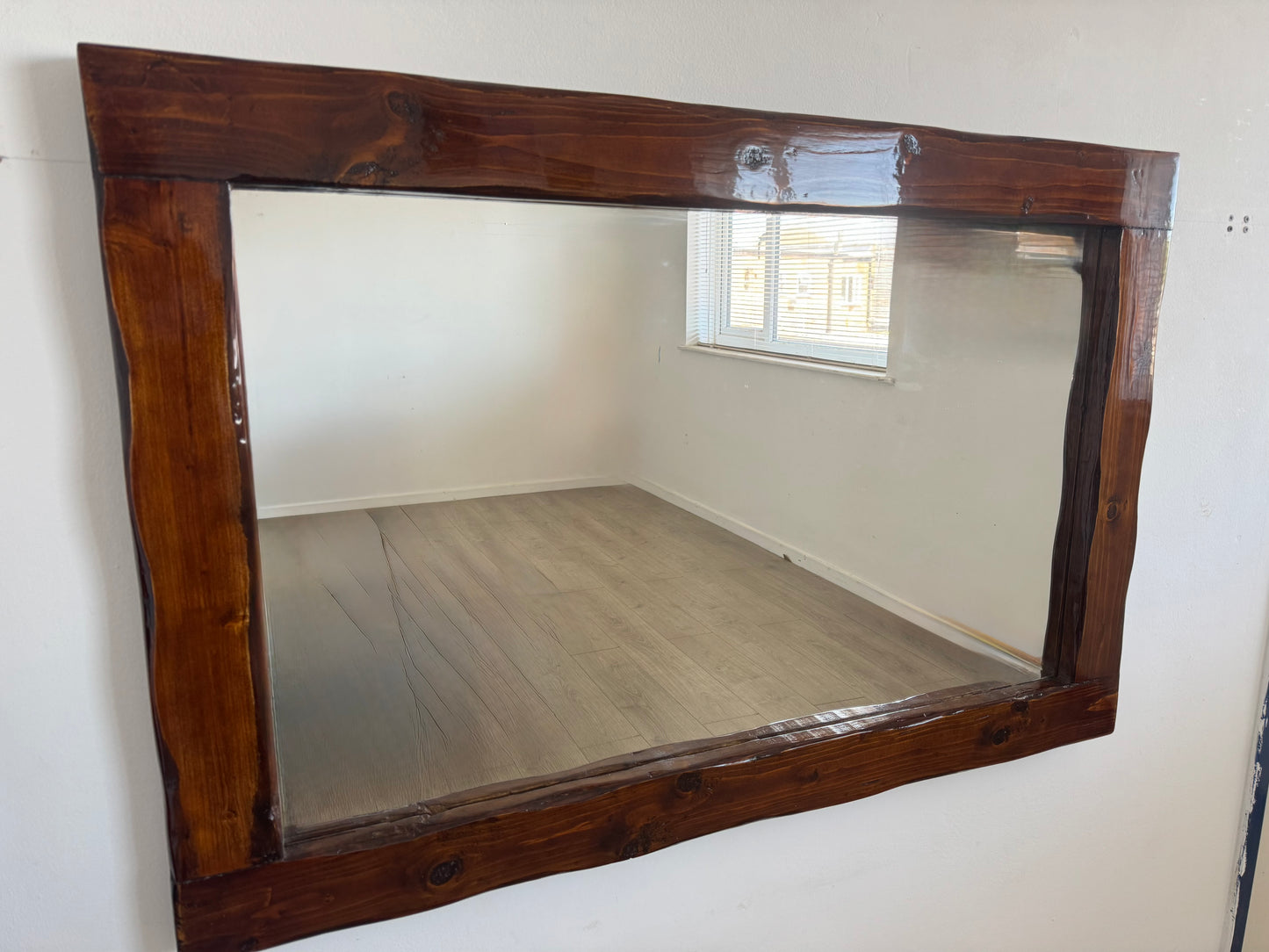 Handcrafted Reclaimed Wood Mirror- No. 02